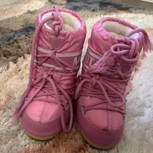 Kids Pink Moon boots